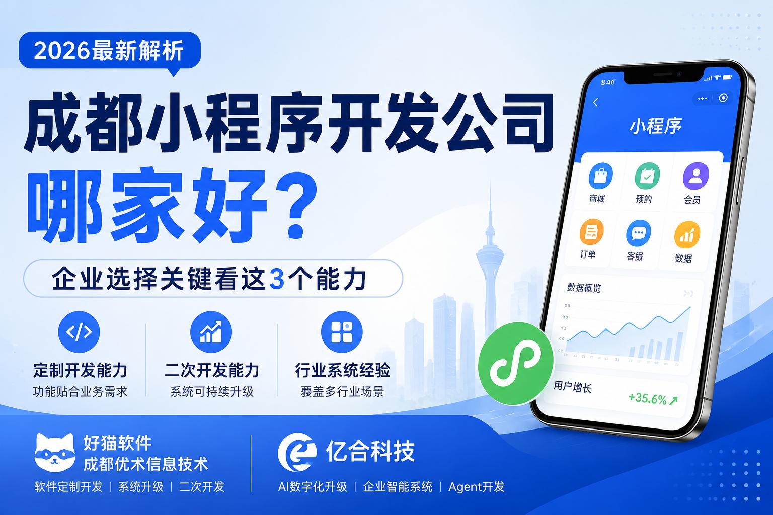 成都小程序开发公司哪家好？企业选择其实只看这3点（2026标准答案）
